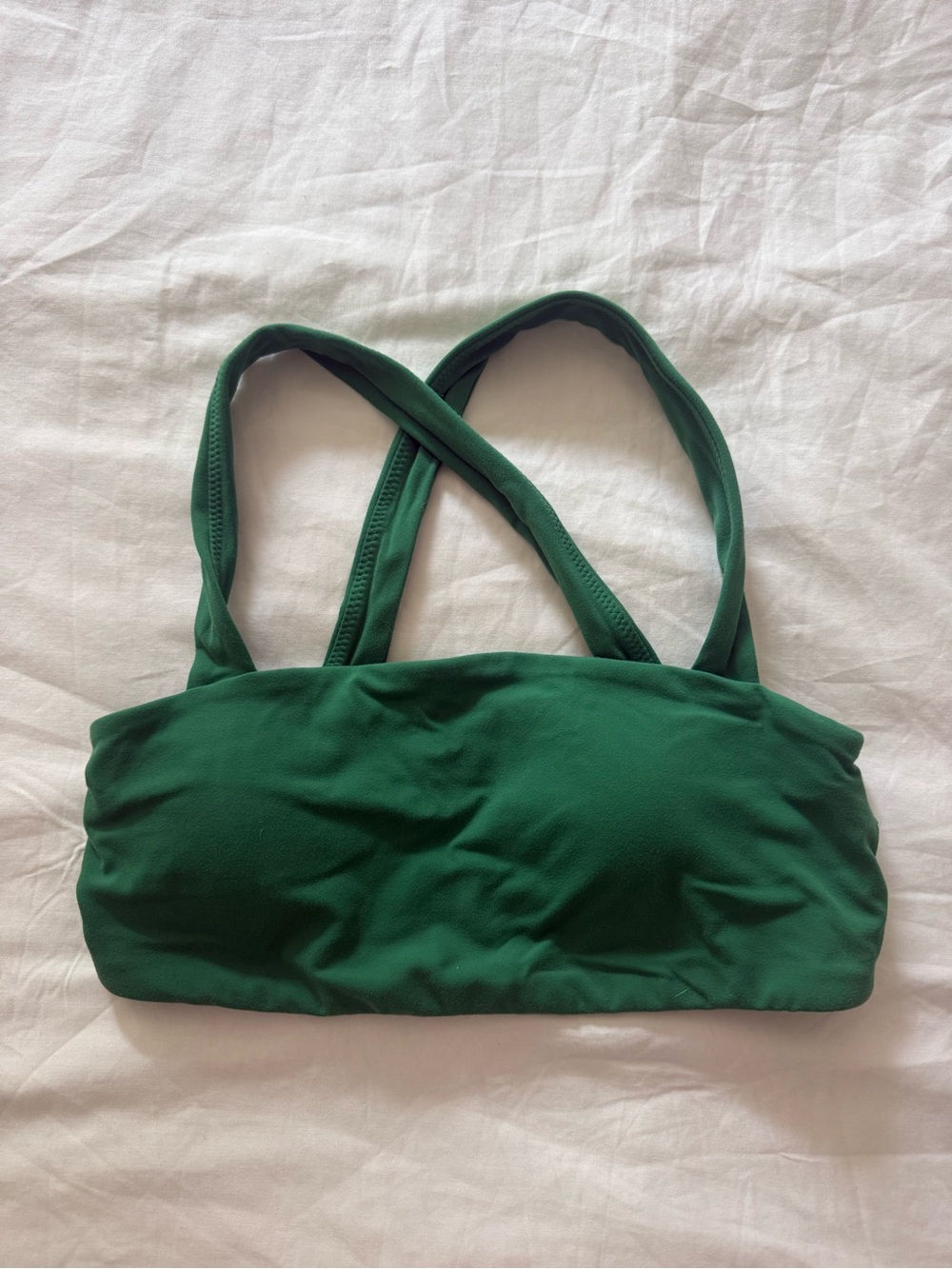 Offline by Aerie Green Strappy Sports Bra